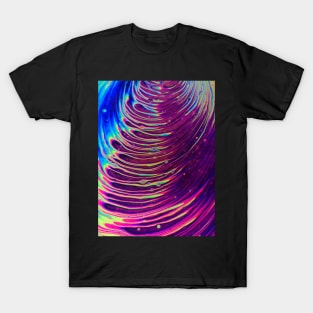 Trippy Neon Waves T-Shirt